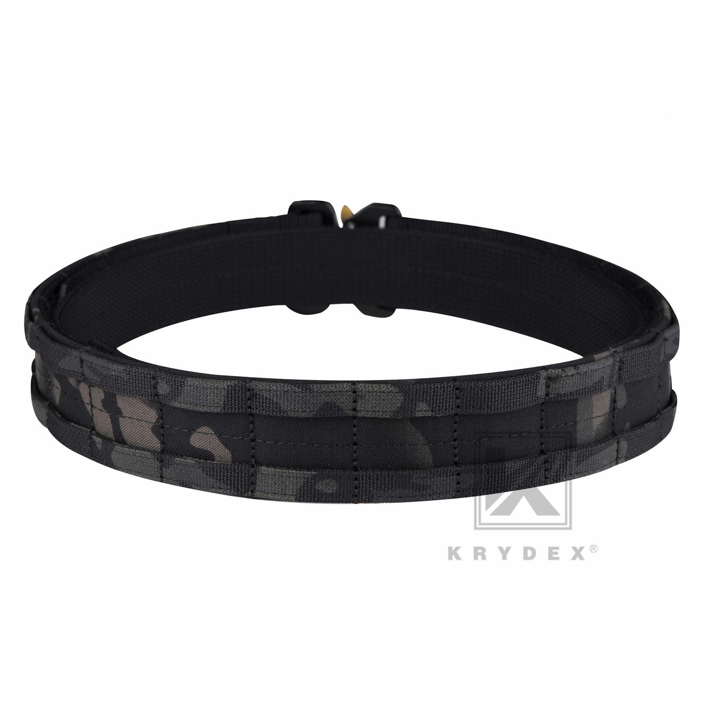 KRYDEX Quick Release 1.5"-1.75" Heavy Duty Metal Buckle Molle Rigger Outer & Inner Belt Airsoft Battle Tactical Outdoor Adjustable Waistband