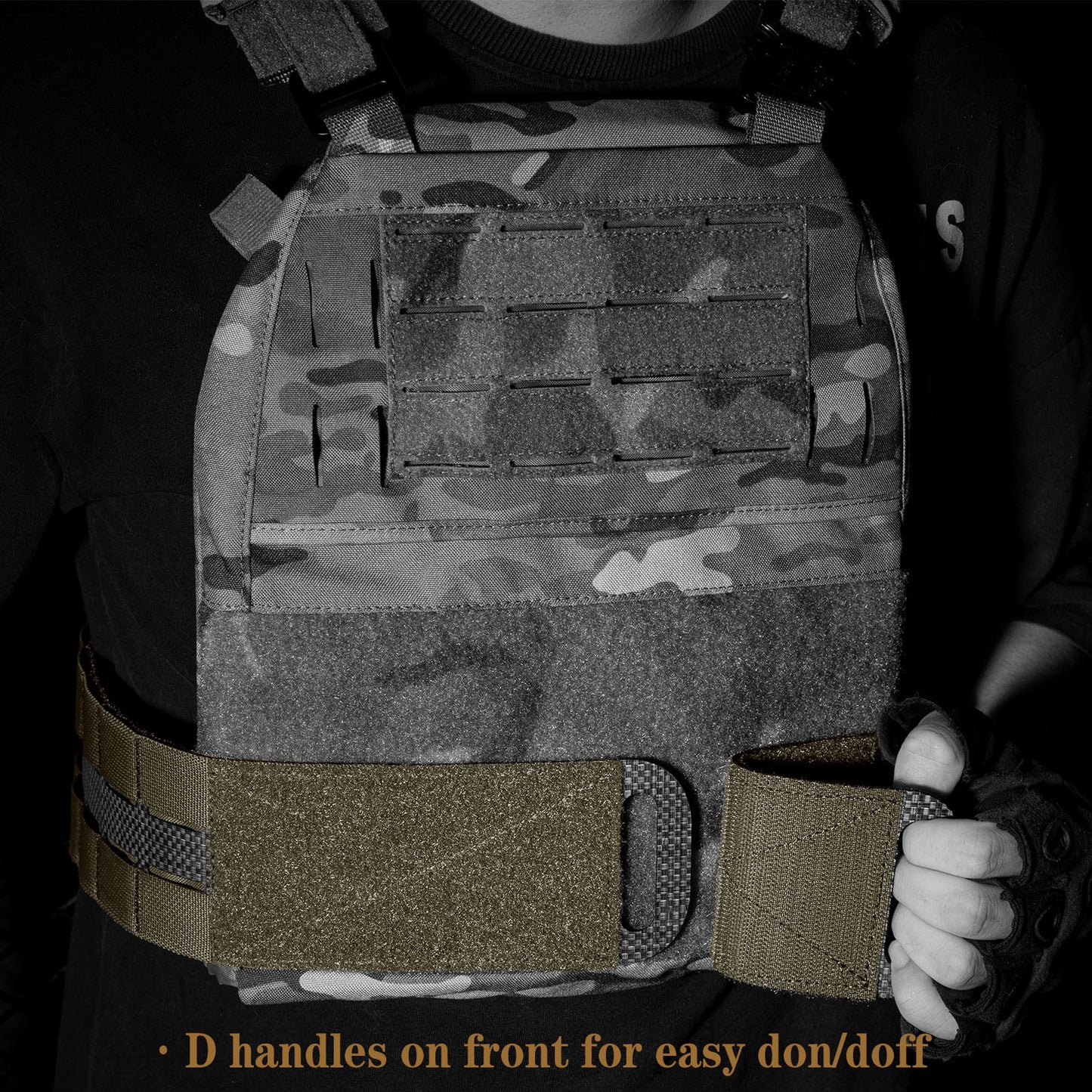 KRYDEX Tactical 3” Assault Cummerbund Tegris Rigid MOLLE Cummerbund for Tactical Vest Slickster FCPC LBT