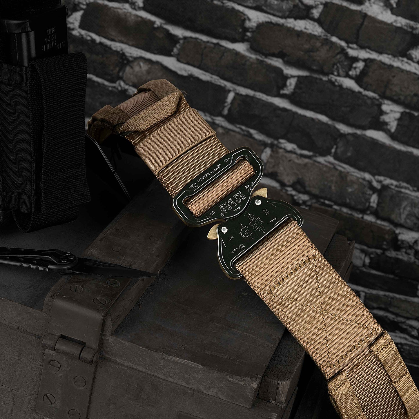KRYDEX Tactical Molle Rigger Cobra Buckle Gun Heavy Duty 2"&1.75" Range Belt