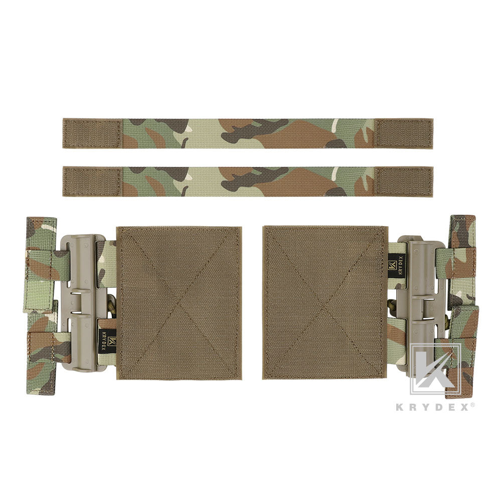 KRYDEX Quick Release Cummerbund Adapter QD Buckle Set 3 Band Molle Cummerbund Plate Carrier Vest 1 Pair
