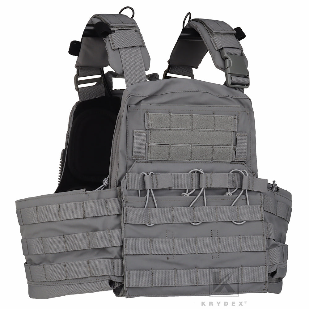 KRYDEX Tactical Plate Carrier Heavy Duty Modular MOLLE Vest
