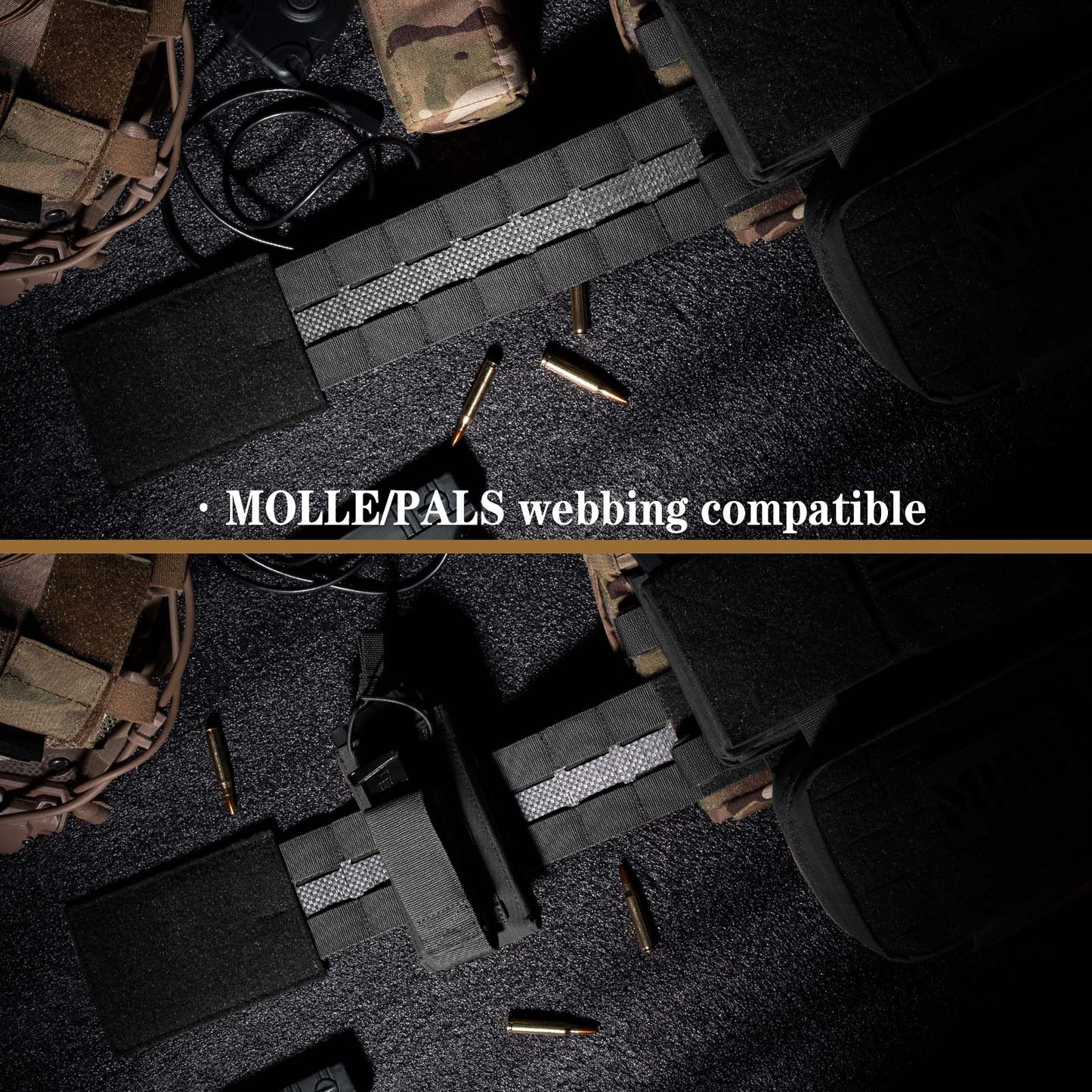 KRYDEX Tactical 3” Assault Cummerbund Tegris Rigid MOLLE Cummerbund for Tactical Vest Slickster FCPC LBT