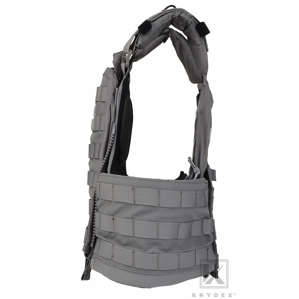 KRYDEX Tactical Plate Carrier Heavy Duty Modular MOLLE Vest