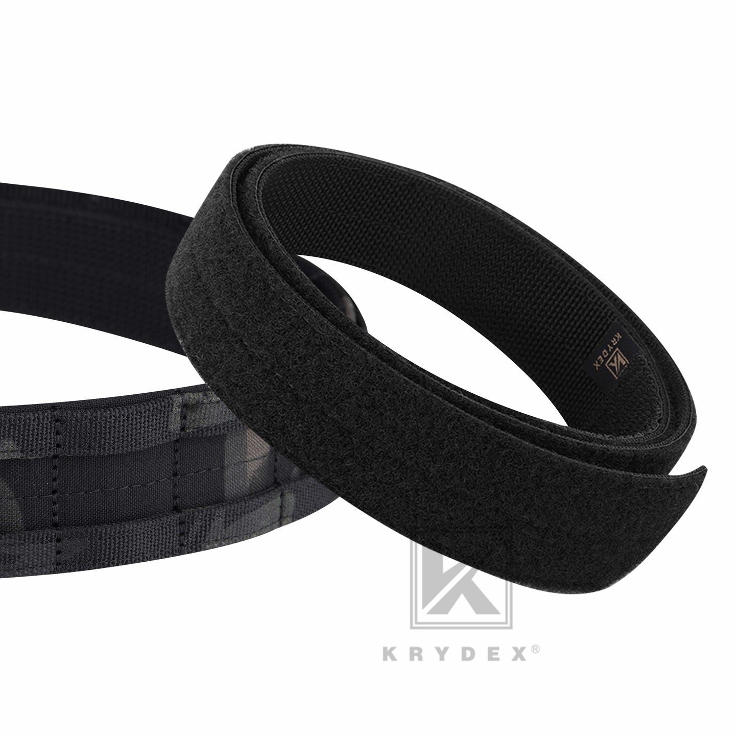 KRYDEX Quick Release 1.5"-1.75" Heavy Duty Metal Buckle Molle Rigger Outer & Inner Belt Airsoft Battle Tactical Outdoor Adjustable Waistband