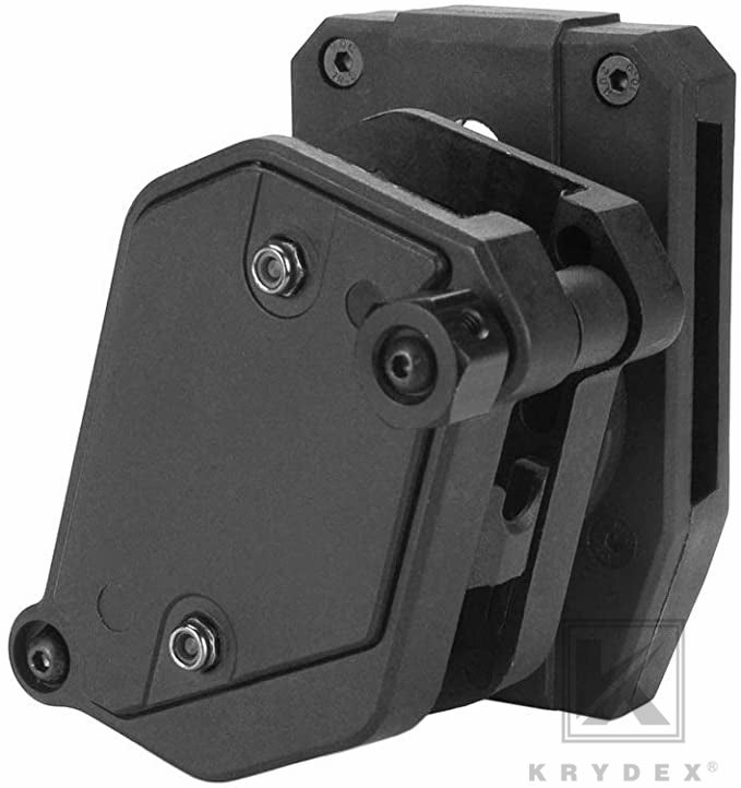 KRYDEX IPSC USPSA IDPA 3-Gun Shooting Belt & 4 pcs Speed Pistol Mag Pouches