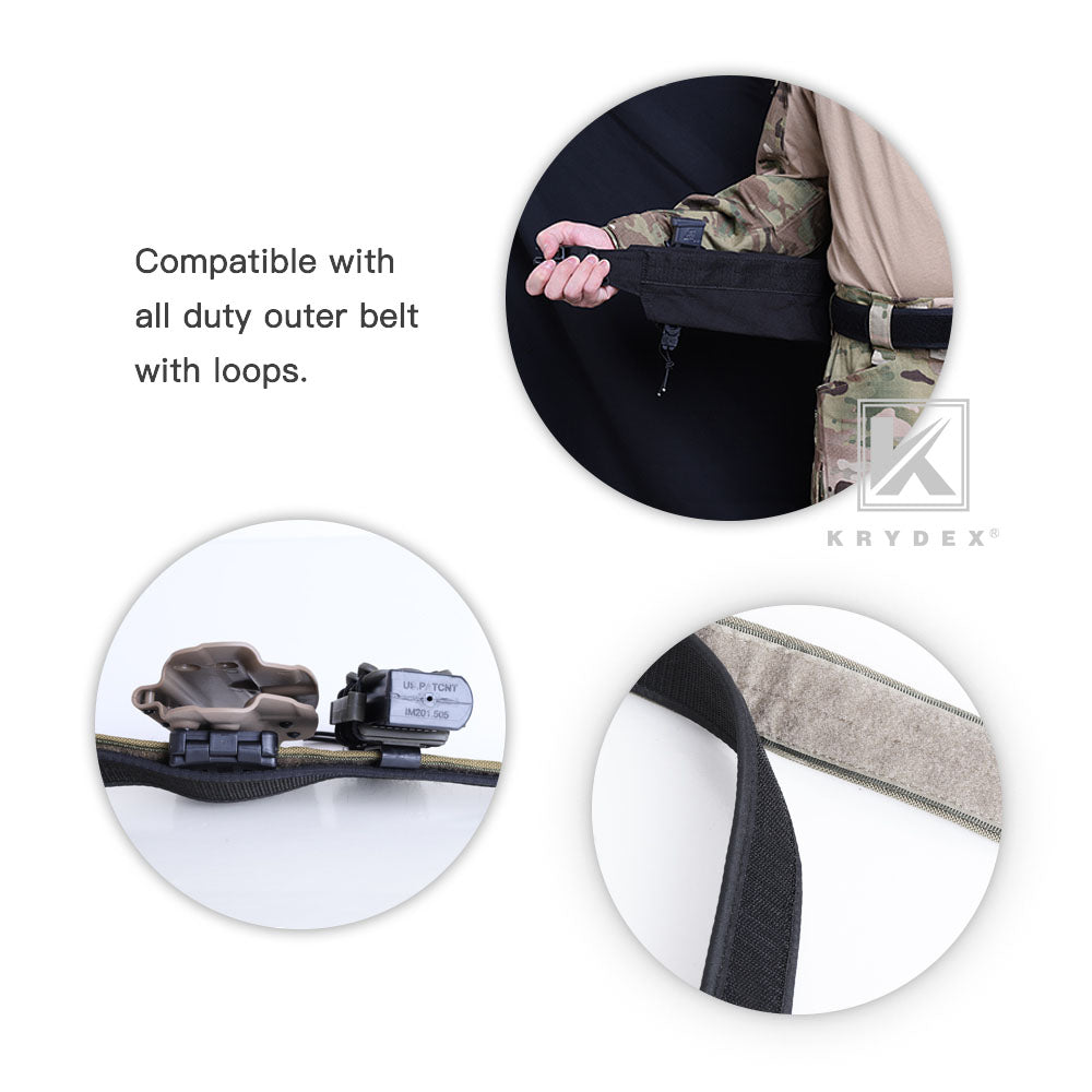 KRYDEX 1.5inch Duty Hook Inner Belt