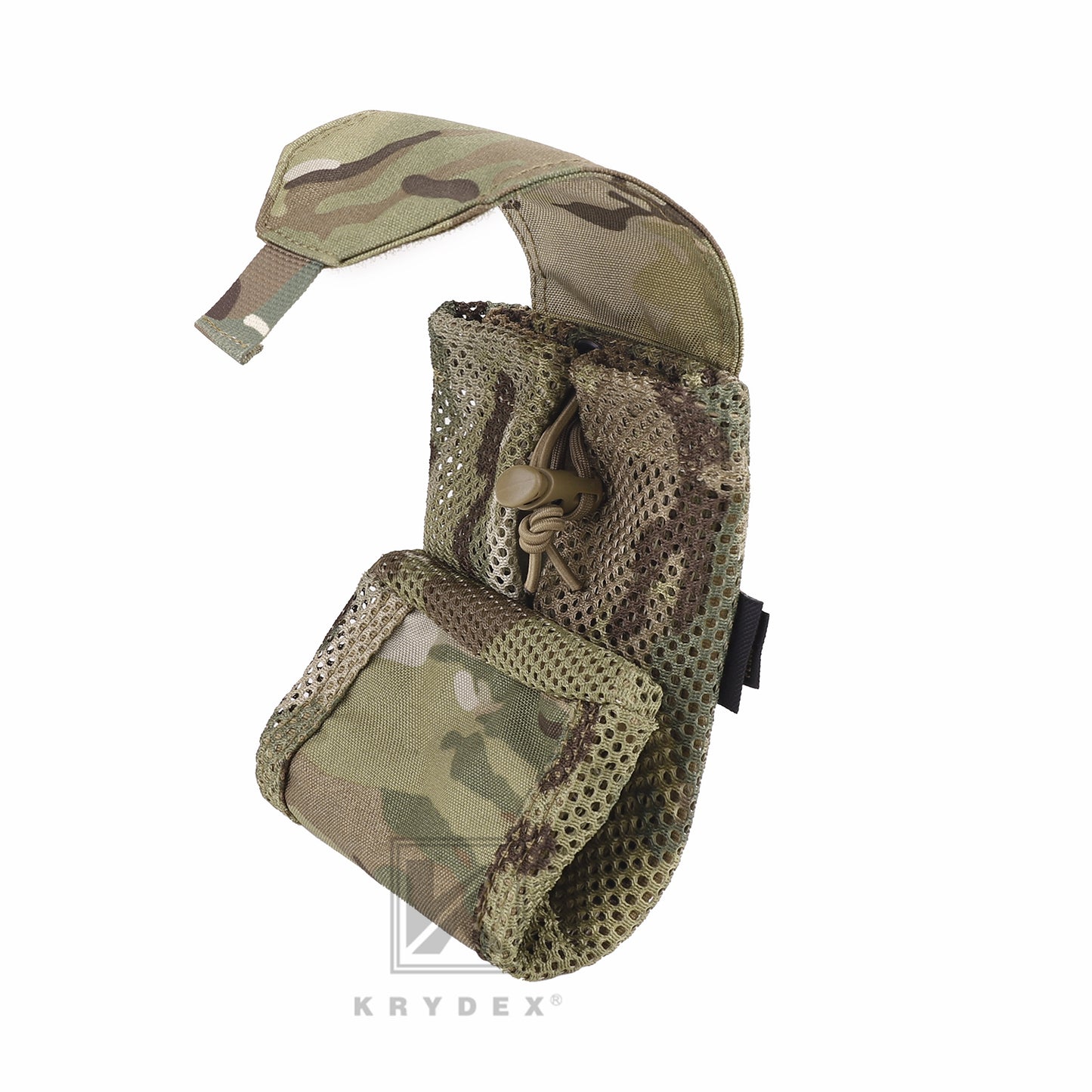 Krydex Tactical Mesh Dump Pouch MOLLE / Belt Drop Pouches Foldable Magazine Pouches Mag Tool Utility Mesh Pack Waistbag