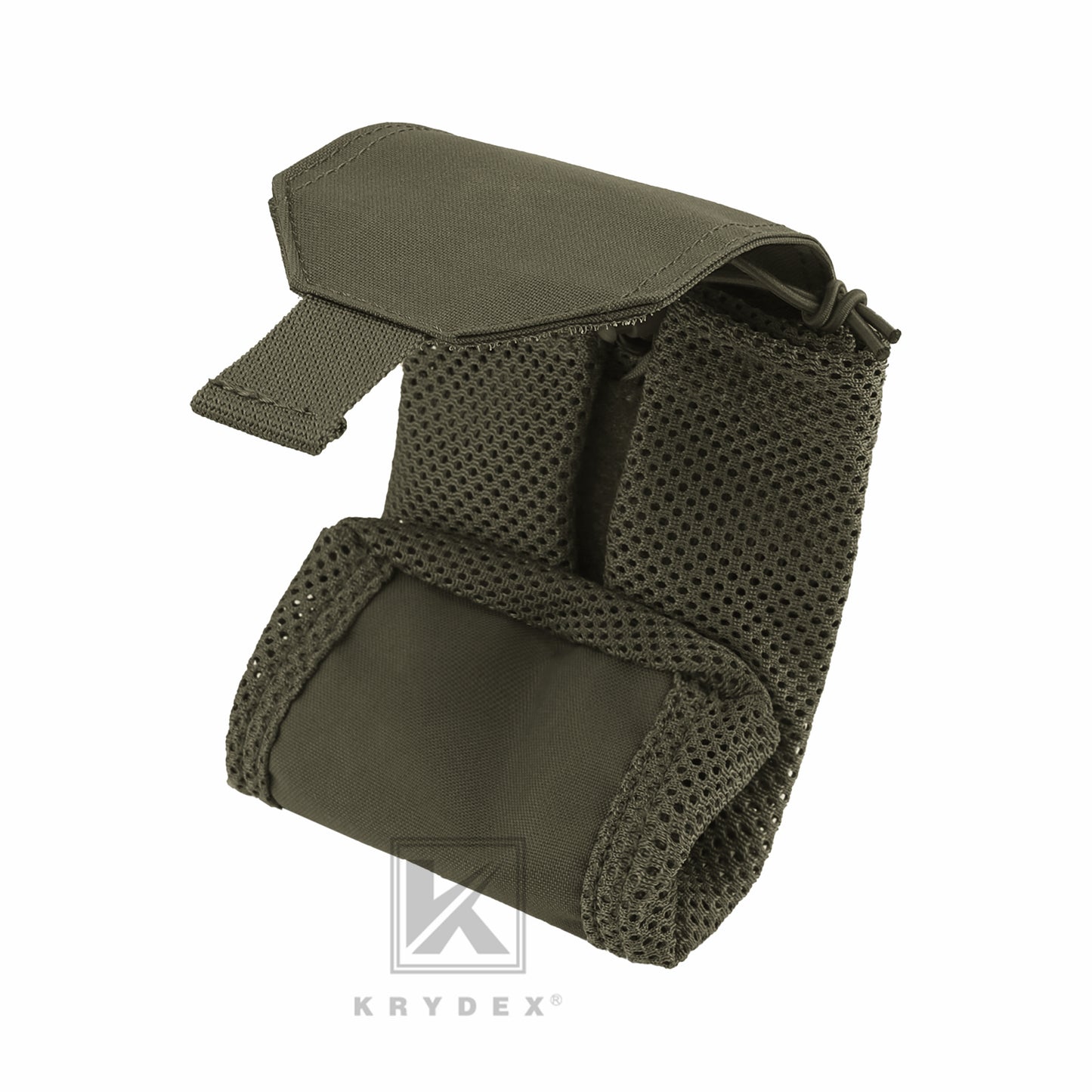 Krydex Tactical Mesh Dump Pouch MOLLE / Belt Drop Pouches Foldable Magazine Pouches Mag Tool Utility Mesh Pack Waistbag