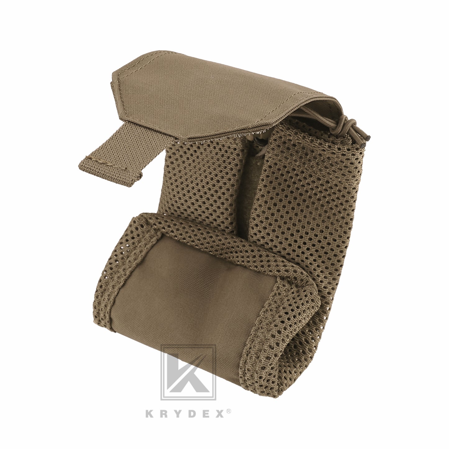 Krydex Tactical Mesh Dump Pouch MOLLE / Belt Drop Pouches Foldable Magazine Pouches Mag Tool Utility Mesh Pack Waistbag