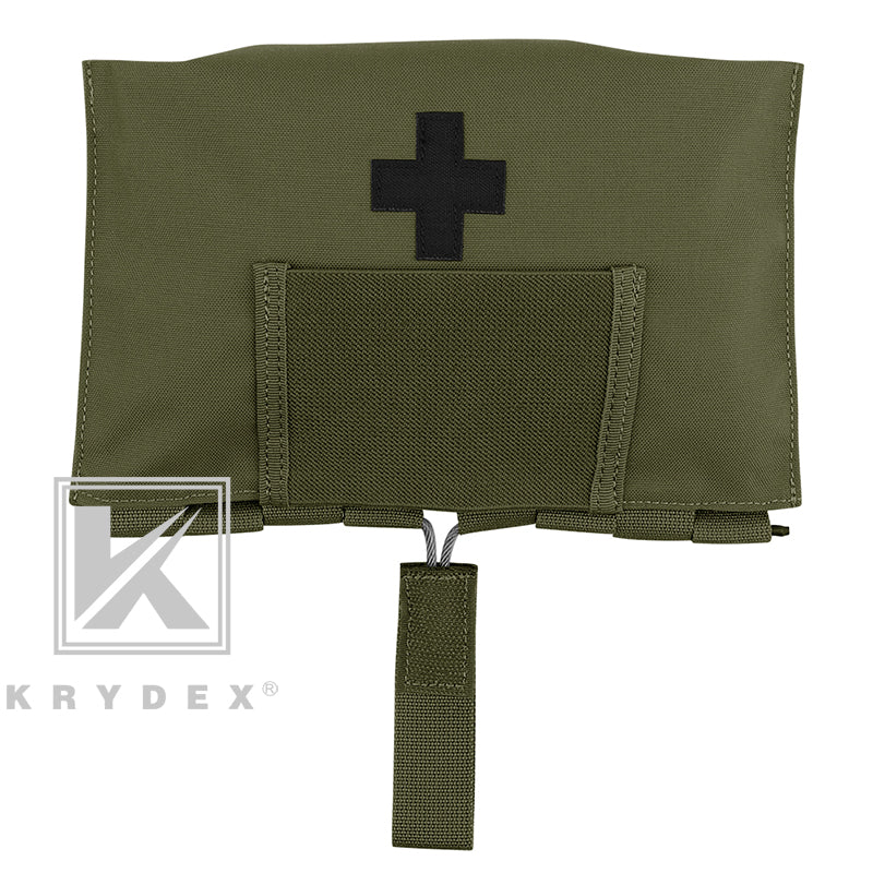 KRYDEX LBT-9022B-T Blow Out MOLLE Medical Pouch Emergency Survival Kit Bag IFAK First Aid Storage Pouch