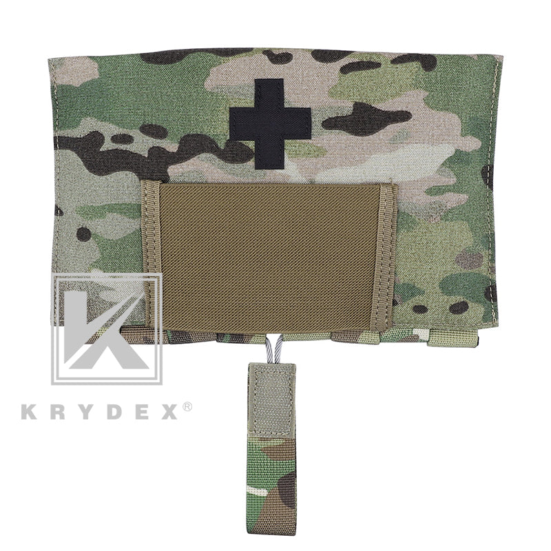 KRYDEX LBT-9022B-T Blow Out MOLLE Medical Pouch Emergency Survival Kit Bag IFAK First Aid Storage Pouch
