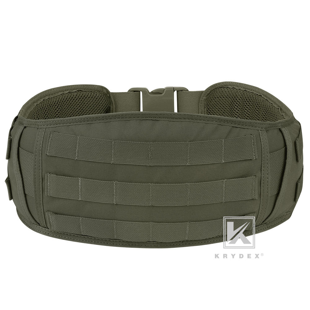 KRYDEX Tactical Quick Release Battle Belt Molle Soft Wide Padded Waist Outer Shooting Gun Belt With Inner Belt