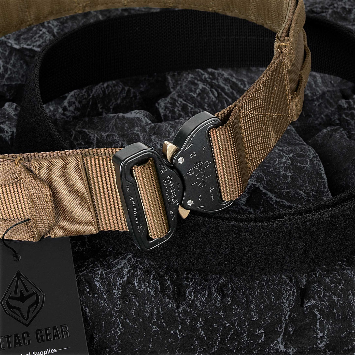 KRYDEX Tactical Molle Rigger Cobra Buckle Gun Heavy Duty 2"&1.75" Range Belt