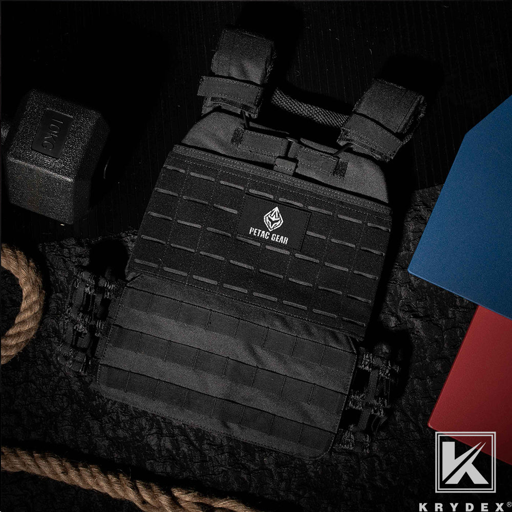 KRYDEX Tactical Weight Vest Gym Fitness Adjustable Weighted Training Workouts Running