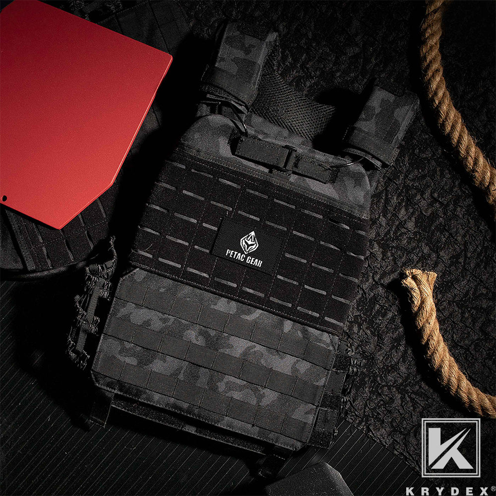 KRYDEX Tactical Weight Vest Gym Fitness Adjustable Weighted Training Workouts Running