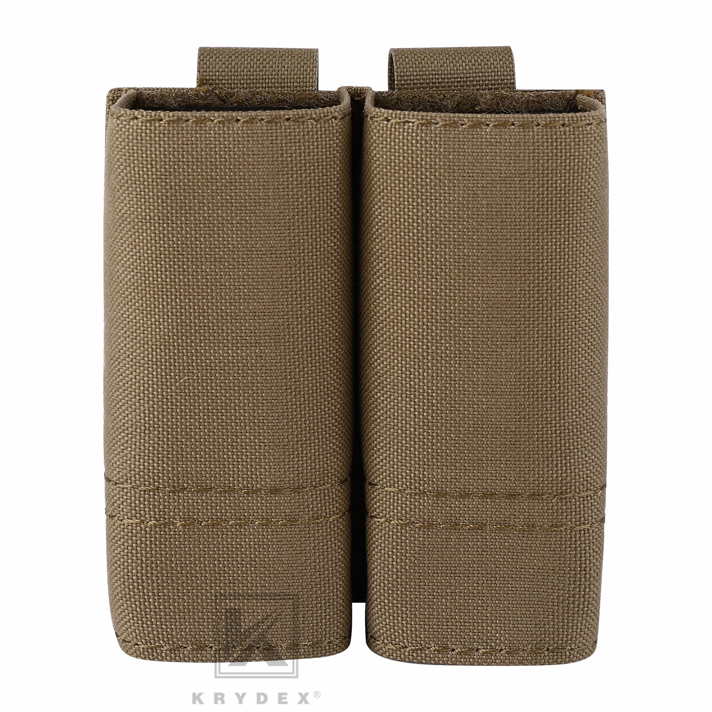 Krydex Tactical 9MM Pistol Magazine Pouch Double Stack .40 45 ACP Pistol Mag Holder Duty Belt & Molle Compatible