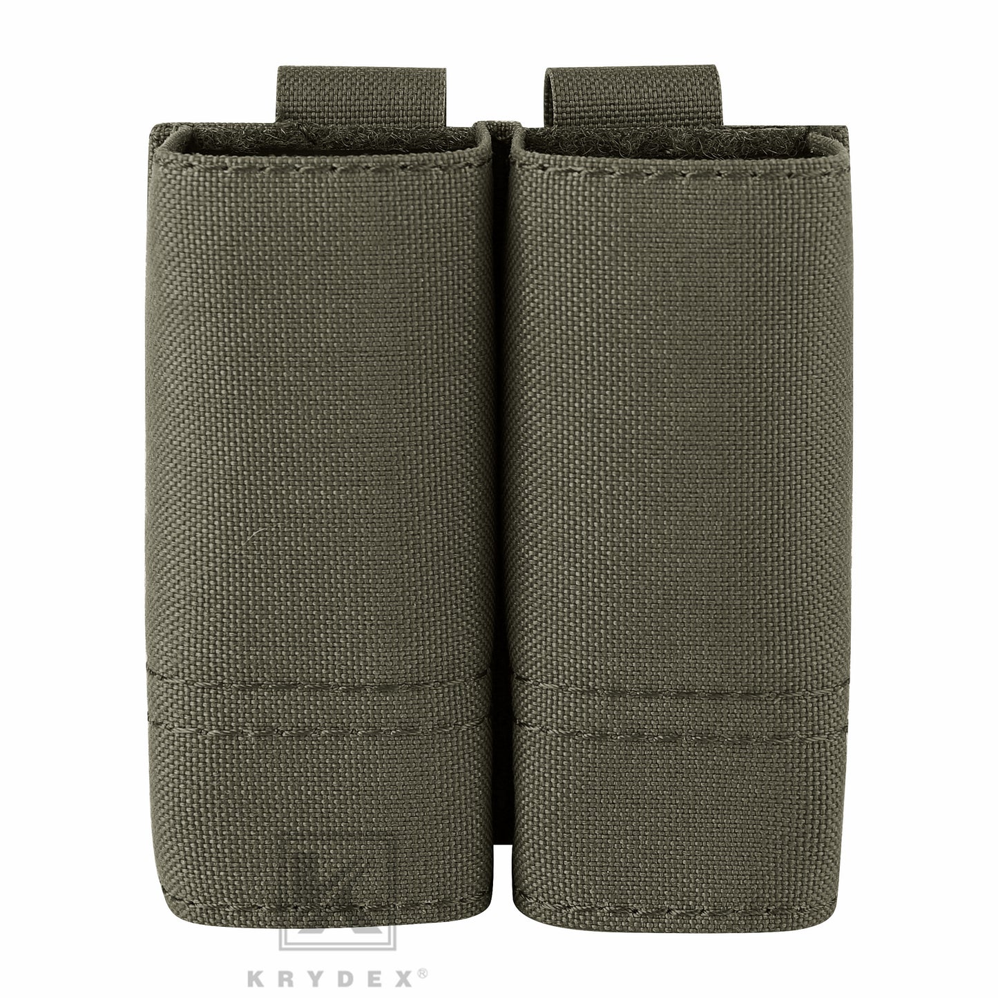 Krydex Tactical 9MM Pistol Magazine Pouch Double Stack .40 45 ACP Pistol Mag Holder Duty Belt & Molle Compatible