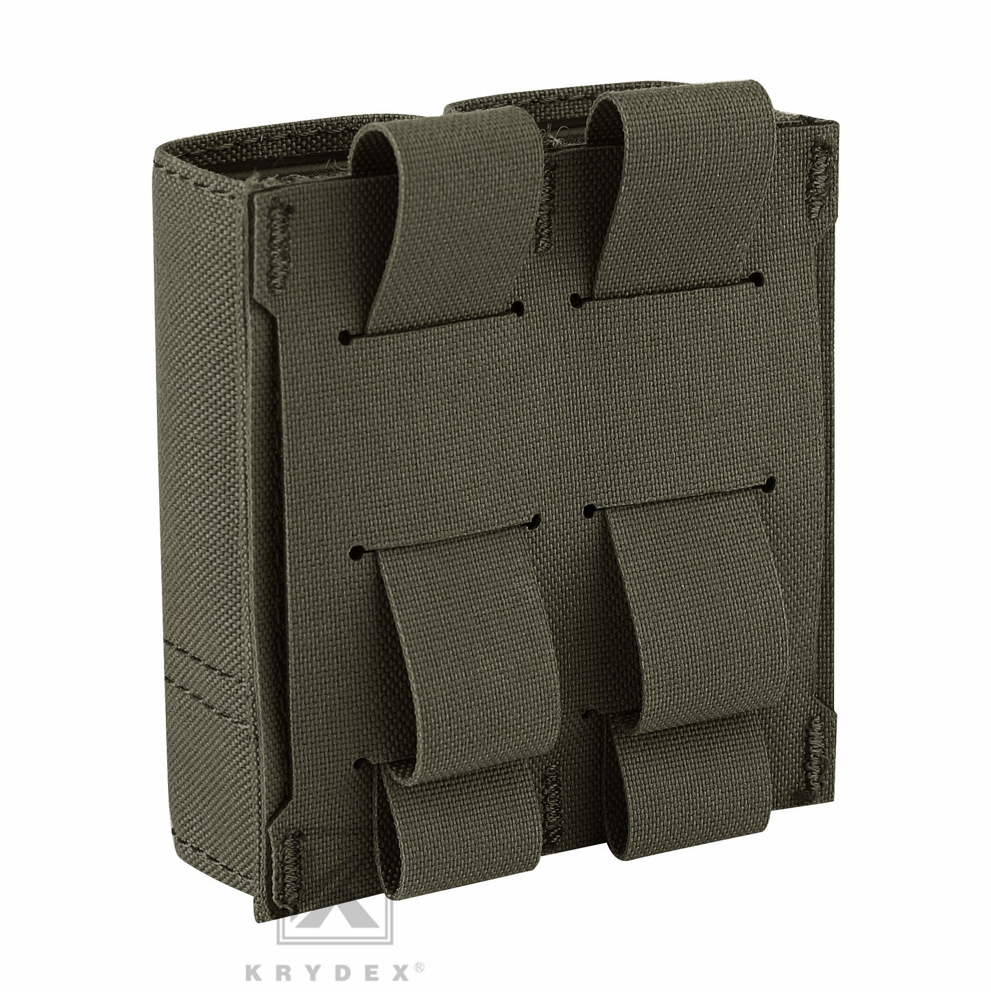 Krydex Tactical 9MM Pistol Magazine Pouch Double Stack .40 45 ACP Pistol Mag Holder Duty Belt & Molle Compatible