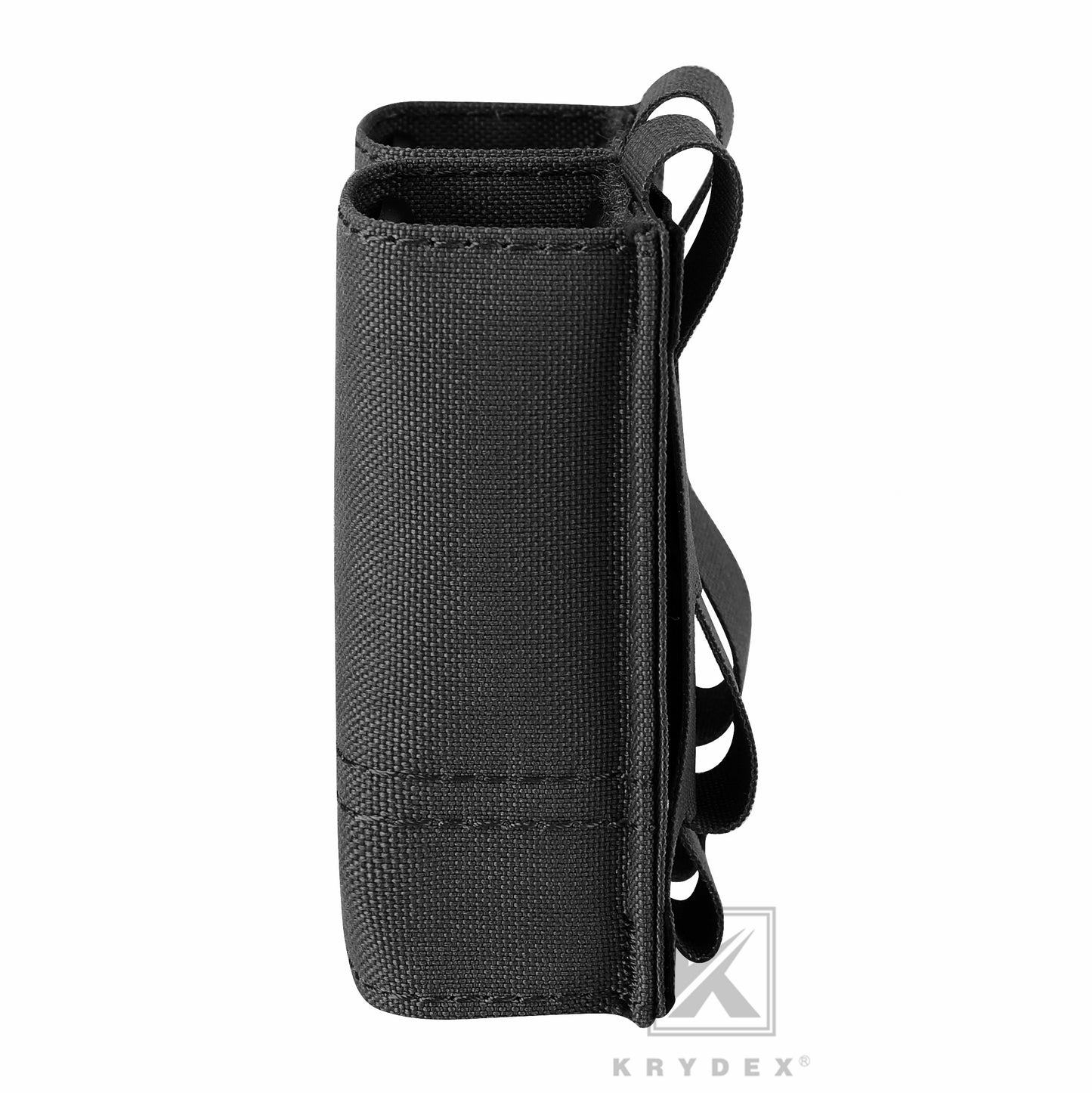 Krydex Tactical 9MM Pistol Magazine Pouch Double Stack .40 45 ACP Pistol Mag Holder Duty Belt & Molle Compatible