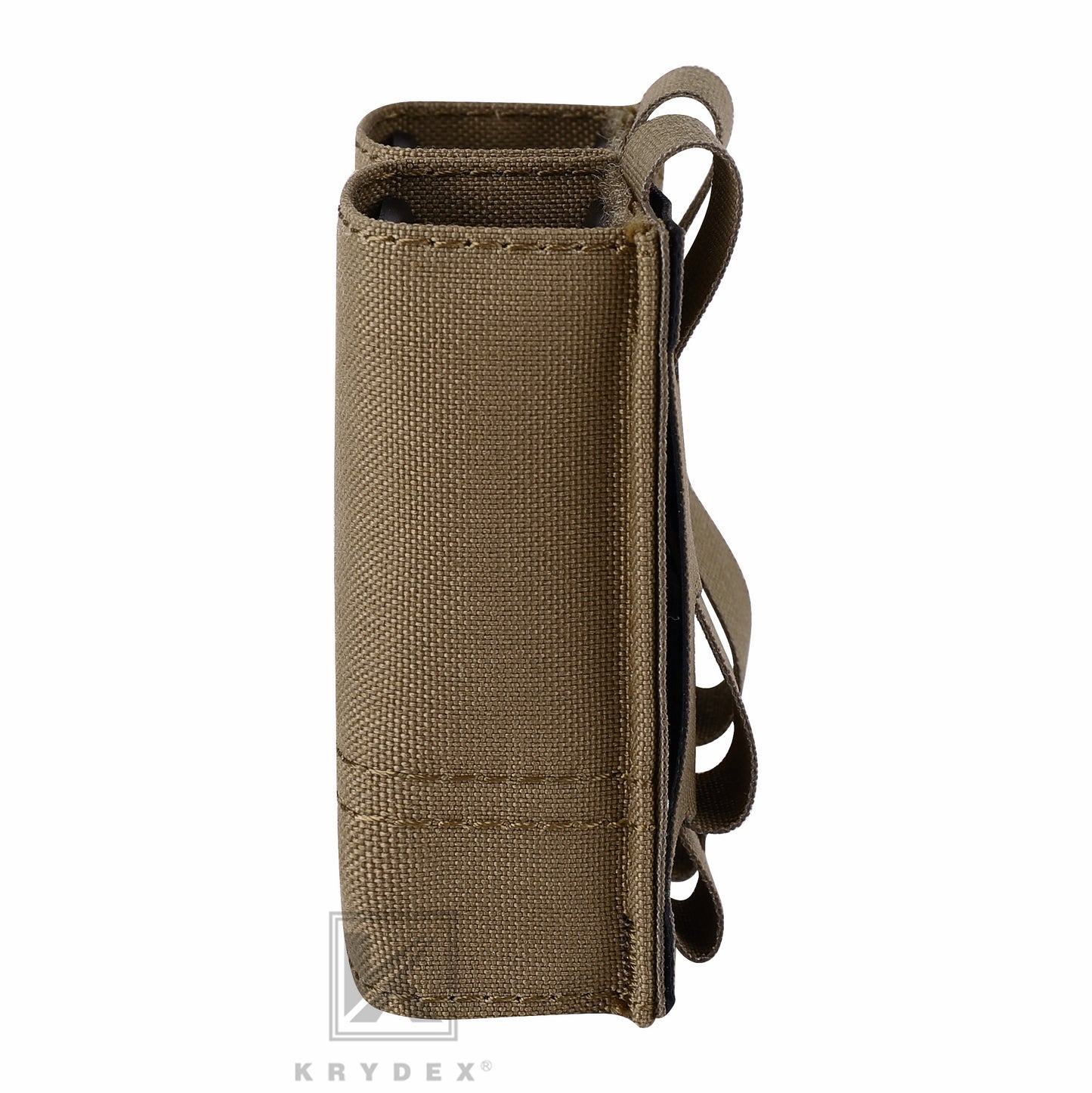 Krydex Tactical 9MM Pistol Magazine Pouch Double Stack .40 45 ACP Pistol Mag Holder Duty Belt & Molle Compatible