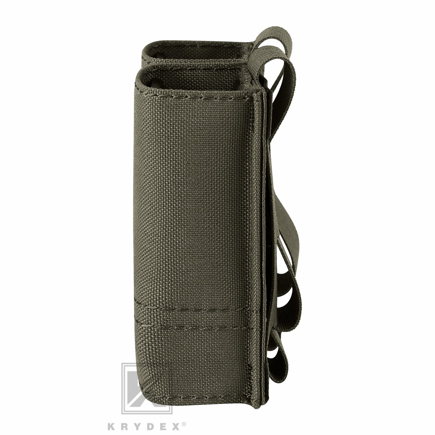 Krydex Tactical 9MM Pistol Magazine Pouch Double Stack .40 45 ACP Pistol Mag Holder Duty Belt & Molle Compatible