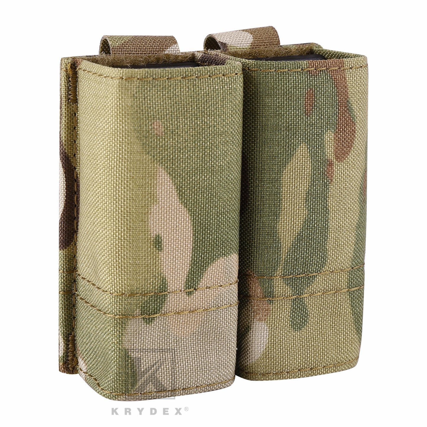 Krydex Tactical 9MM Pistol Magazine Pouch Double Stack .40 45 ACP Pistol Mag Holder Duty Belt & Molle Compatible