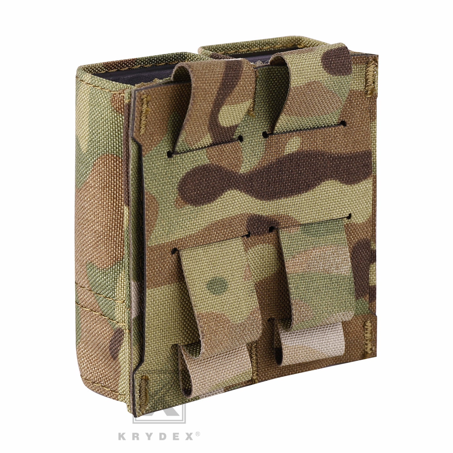 Krydex Tactical 9MM Pistol Magazine Pouch Double Stack .40 45 ACP Pistol Mag Holder Duty Belt & Molle Compatible