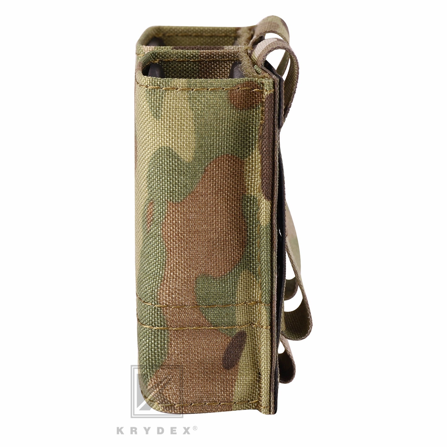 Krydex Tactical 9MM Pistol Magazine Pouch Double Stack .40 45 ACP Pistol Mag Holder Duty Belt & Molle Compatible
