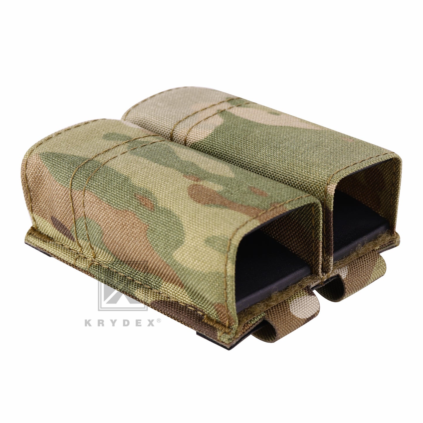 Krydex Tactical 9MM Pistol Magazine Pouch Double Stack .40 45 ACP Pistol Mag Holder Duty Belt & Molle Compatible
