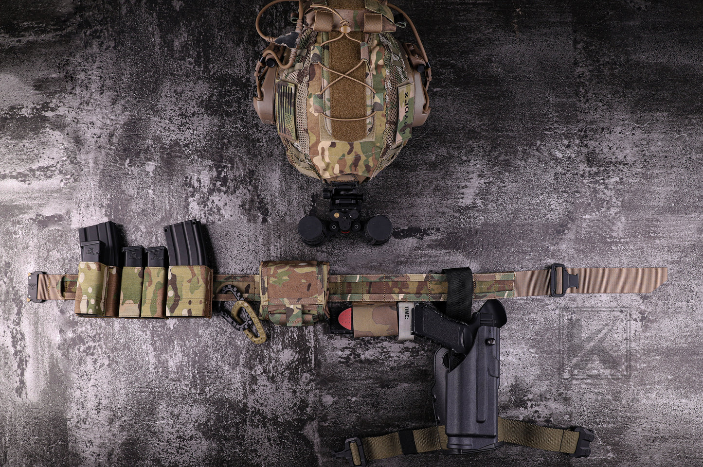Krydex Tactical 9MM Pistol Magazine Pouch Double Stack .40 45 ACP Pistol Mag Holder Duty Belt & Molle Compatible