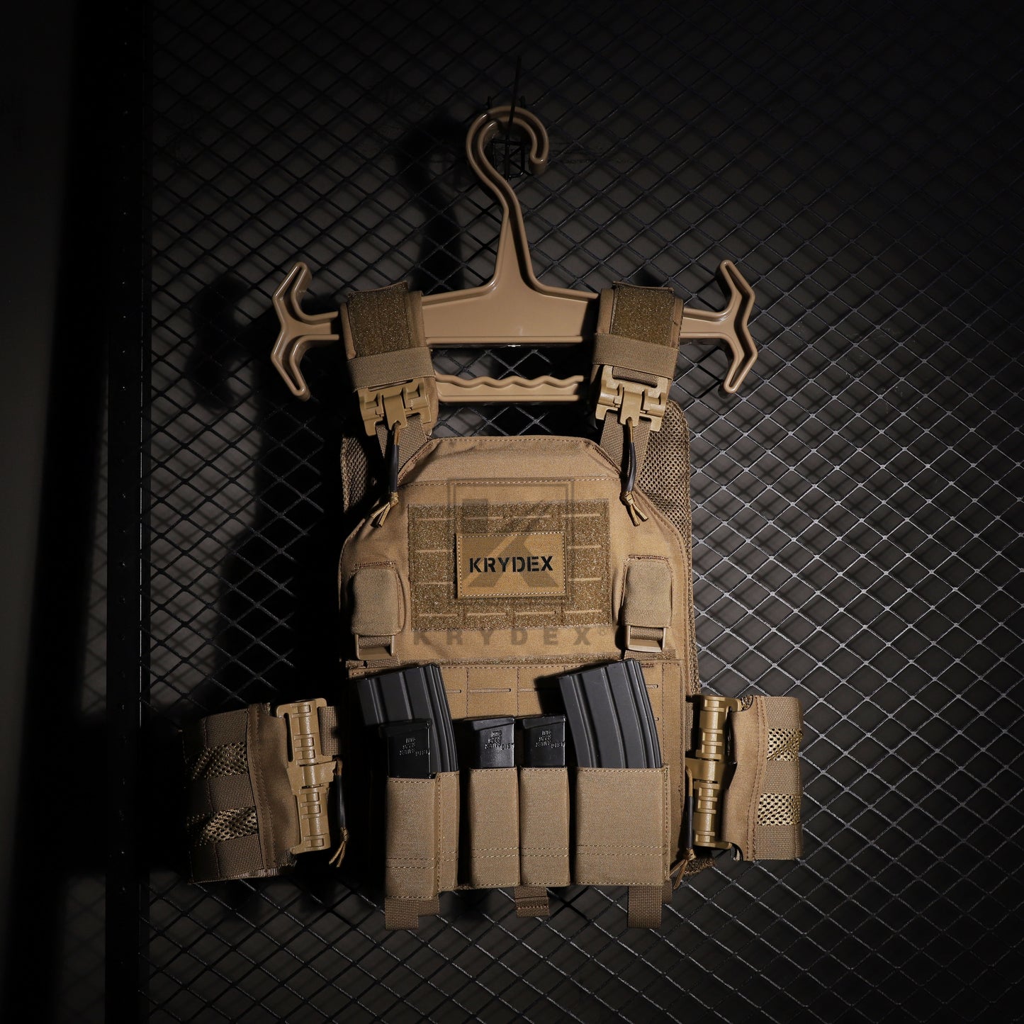 Krydex Tactical 9MM Pistol Magazine Pouch Double Stack .40 45 ACP Pistol Mag Holder Duty Belt & Molle Compatible