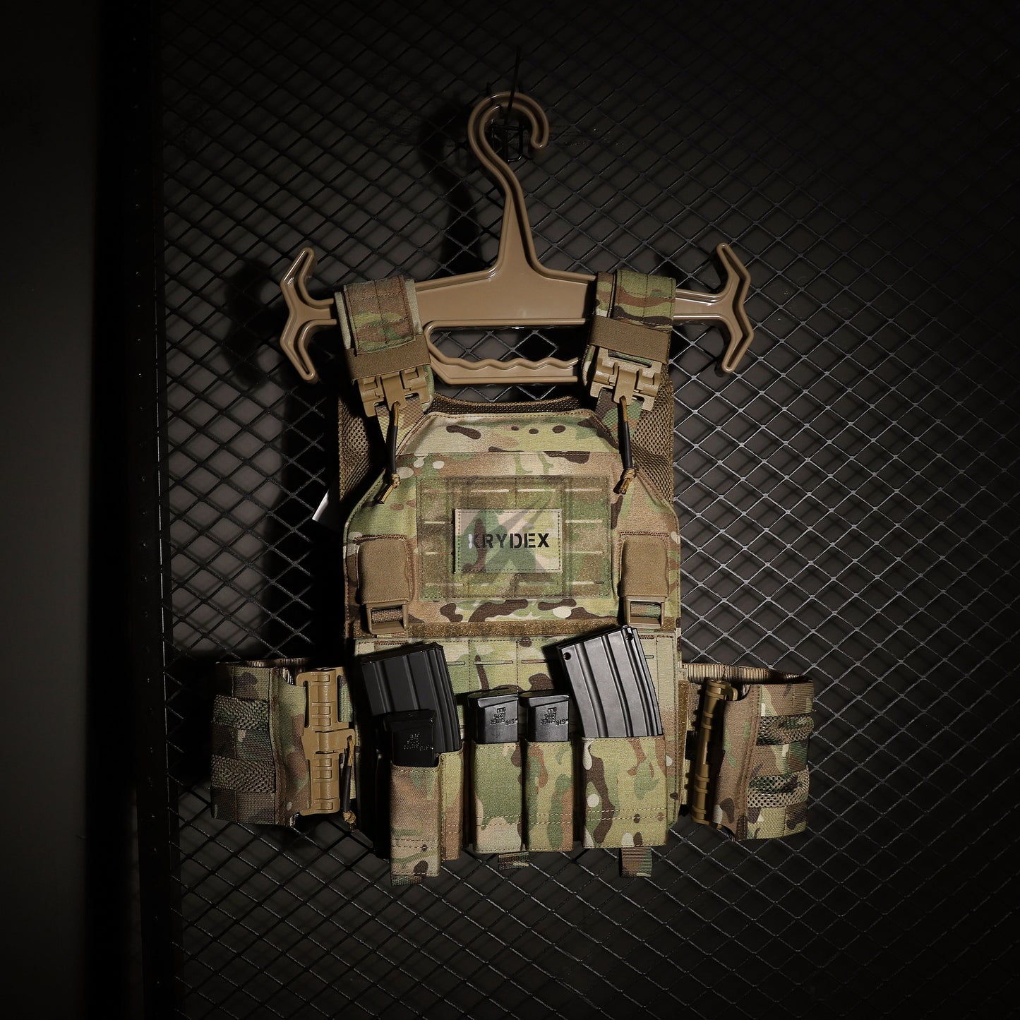 Krydex Tactical 9MM Pistol Magazine Pouch Double Stack .40 45 ACP Pistol Mag Holder Duty Belt & Molle Compatible