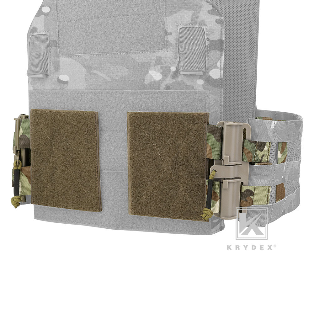 KRYDEX Quick Release Cummerbund Adapter QD Buckle Set 3 Band Molle Cummerbund Plate Carrier Vest 1 Pair
