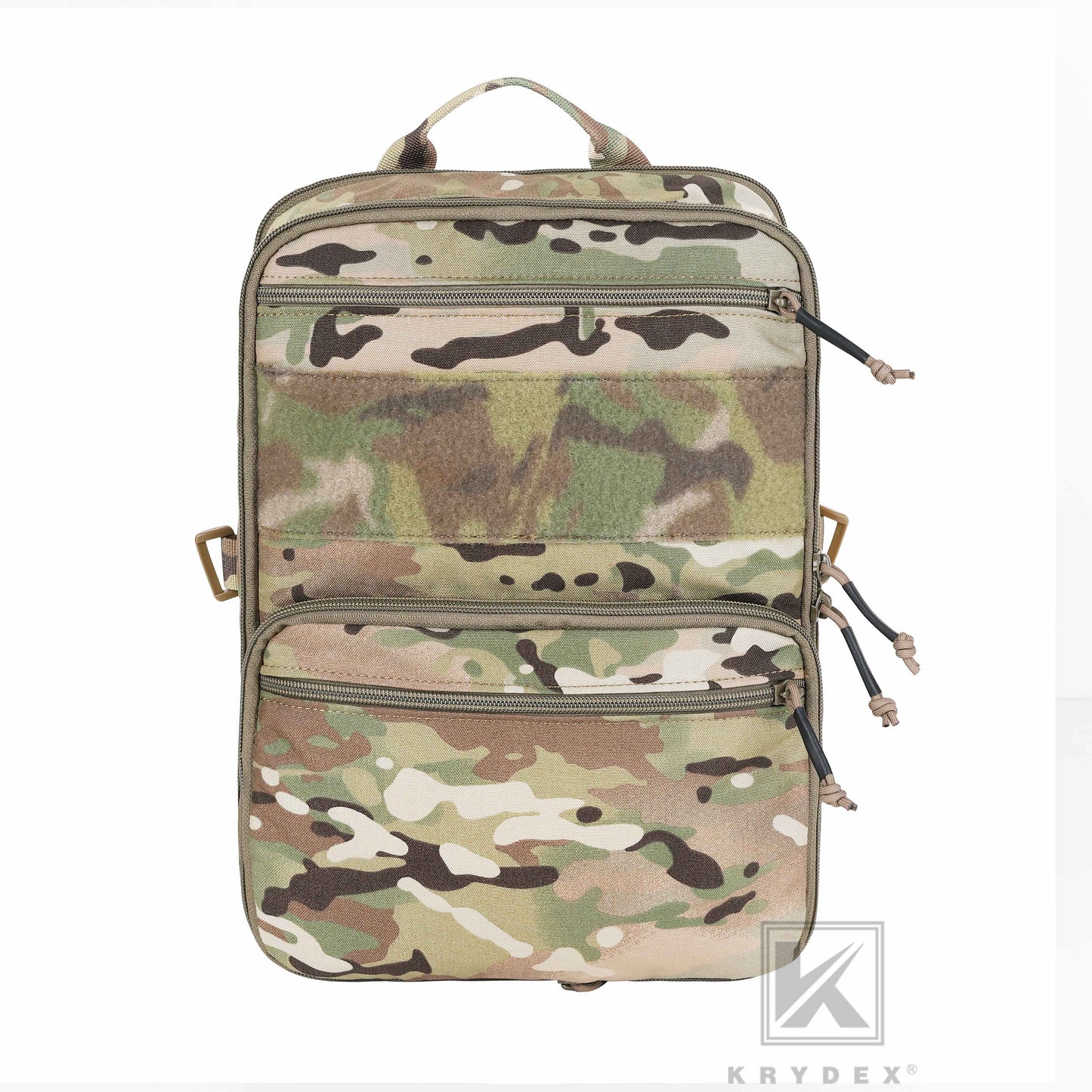 KRYDEX Tactical D3CR Chest Rig 5.56 7.62 Rifle Pistol Mag Pouch Placard Carrier with D3 Flatpack Tactical Backpack