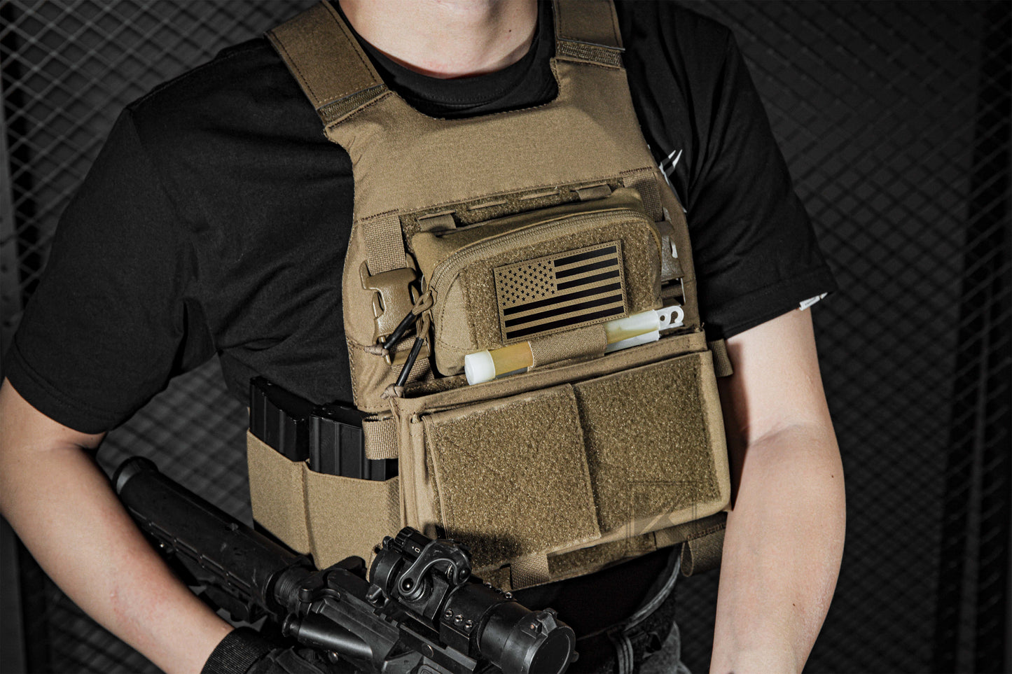 Krydex Tactical FCS Admin Pouch Utility MOLLE / BELT Pouch Storage Organizer Panel