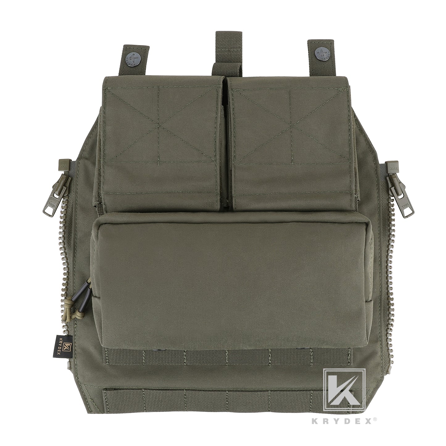 KRYDEX Quick Zip-ON Panel Hydration Pack Platebag Tactical Pouch for CPC JPC2.0 Plate Carrier
