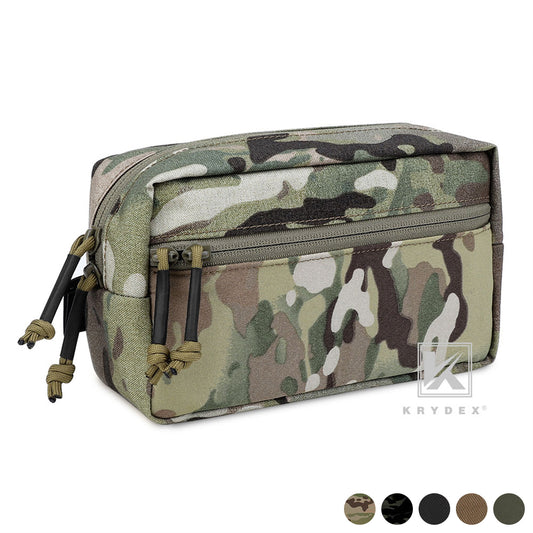 KRYDEX Tactical Dangler Drop Dump SACK Pouch Hanger Hook & Loop General Purpos Abdominal Fanny Kit Pack Storage Tool Bag for Plate Carrier Vest