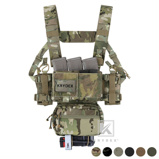 KRYDEX MK3 MK4 Micro Fight Chassis Modular Chest Rig Lightweight Tactical Vest With Magazine Pouches