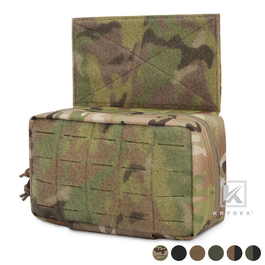 KRYDEX Multi Mission Hanger Pouch Dangler Pouch Expansion Fanny Pack Storage Tool Organizer Bag With Insert for Armor Plate Carrier Vest