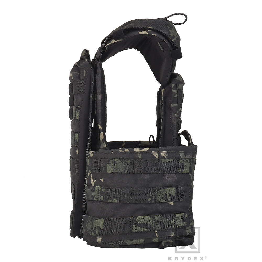 KRYDEX Tactical Plate Carrier Heavy Duty Modular MOLLE Vest