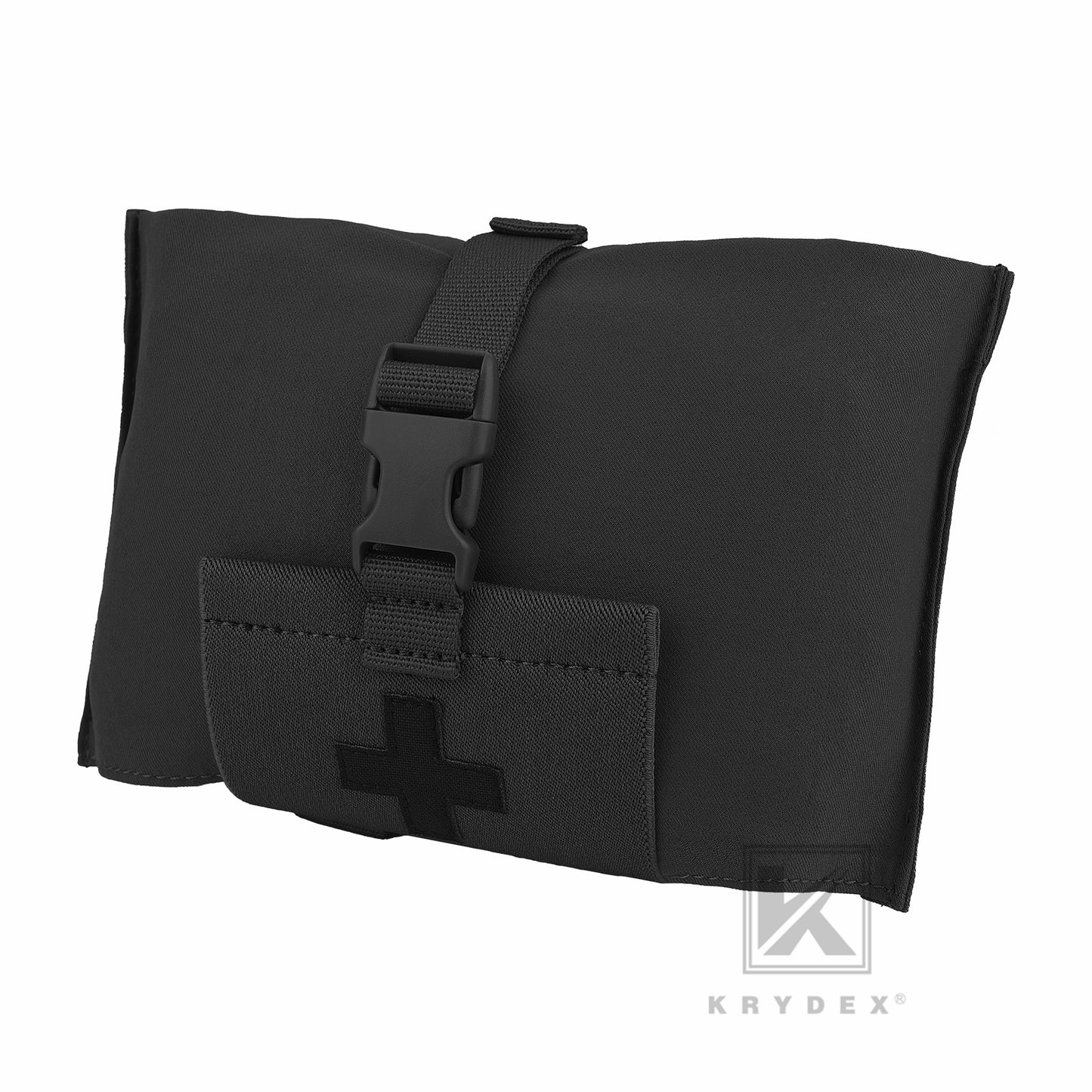 KRYDEX Tactical Stretch Small Blow Out Medical Pouch MOLLE & Belt Quick Release Medic Bag