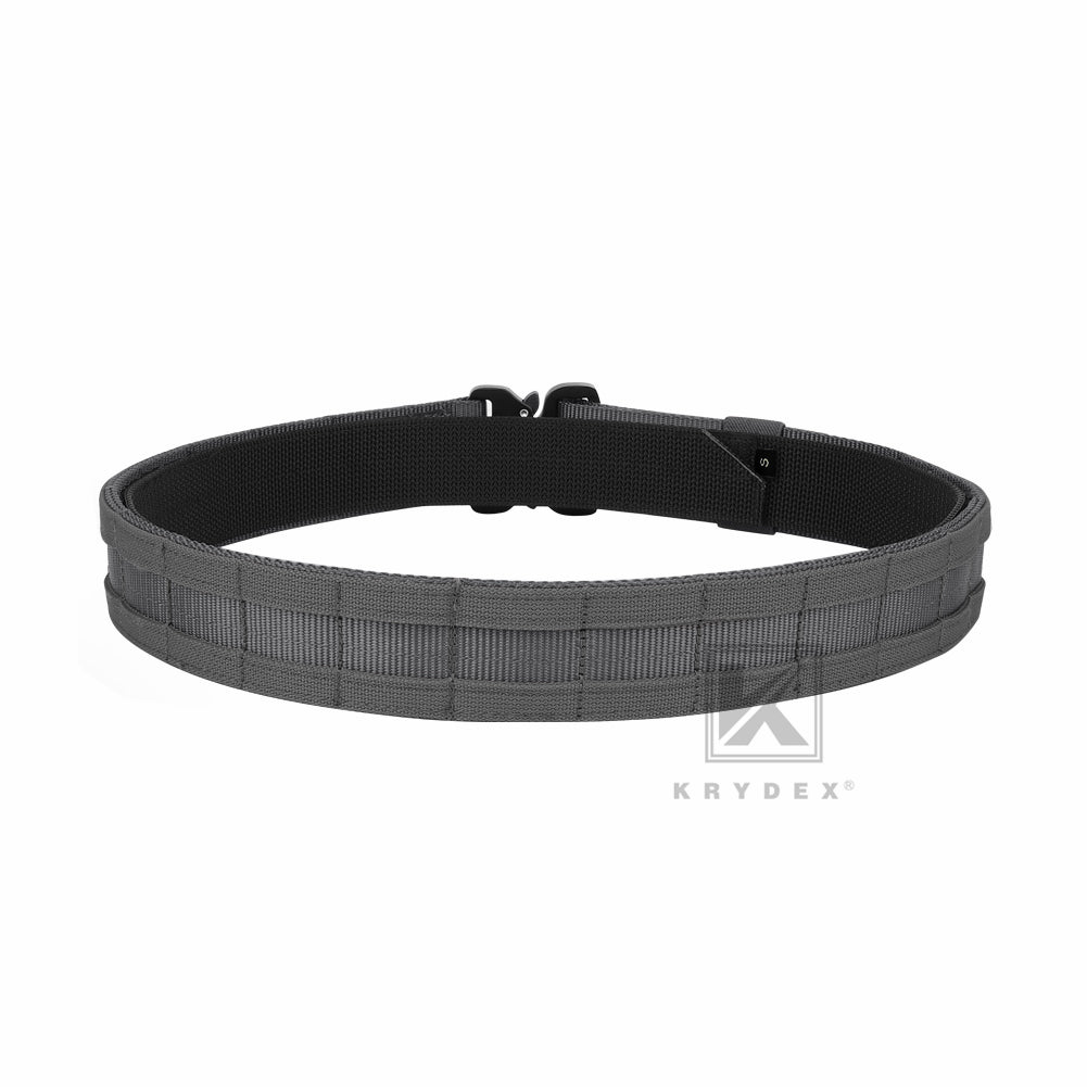 KRYDEX Quick Release 1.5"-1.75" Heavy Duty Metal Buckle Molle Rigger Outer & Inner Belt Airsoft Battle Tactical Outdoor Adjustable Waistband