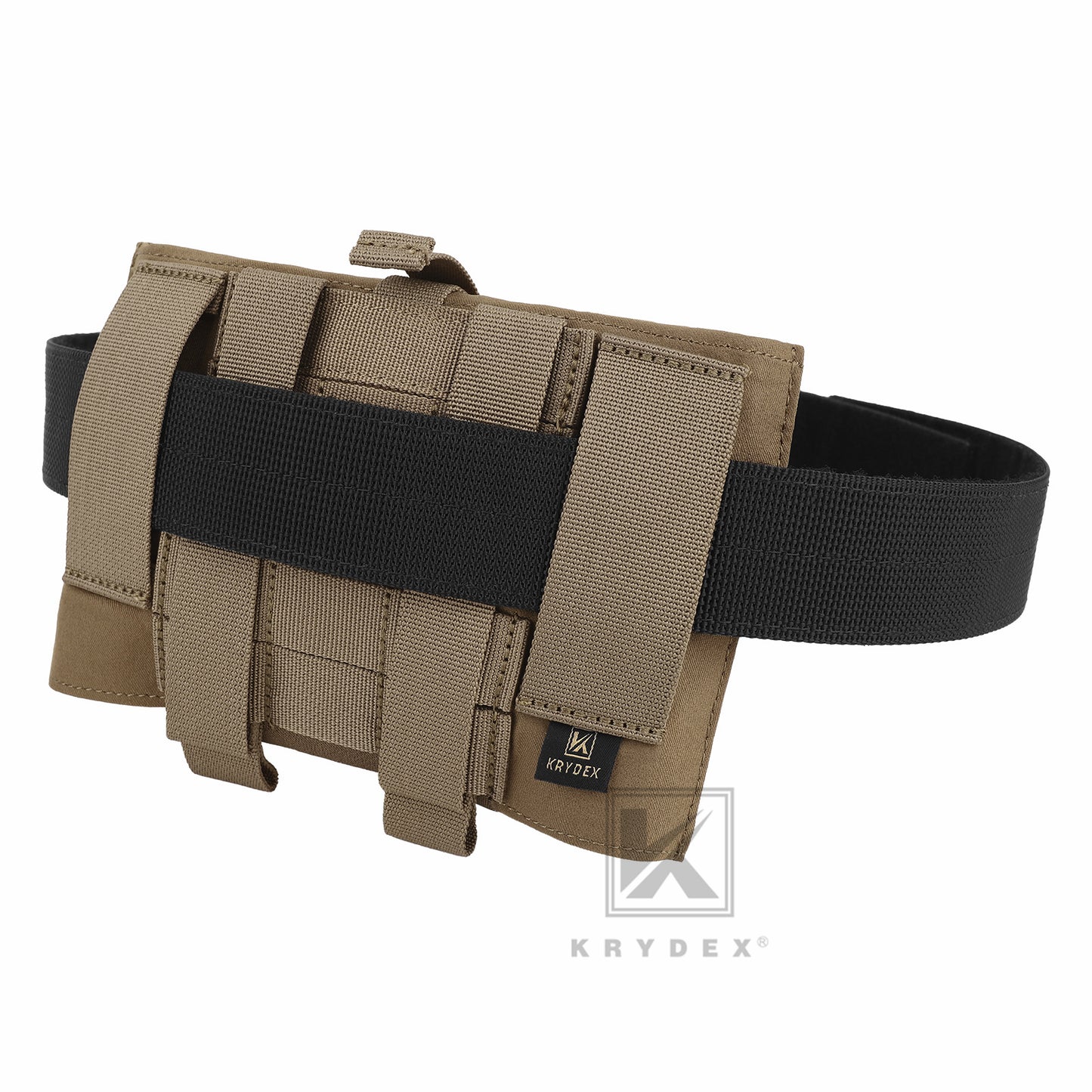 KRYDEX Tactical Stretch Small Blow Out Medical Pouch MOLLE & Belt Quick Release Medic Bag