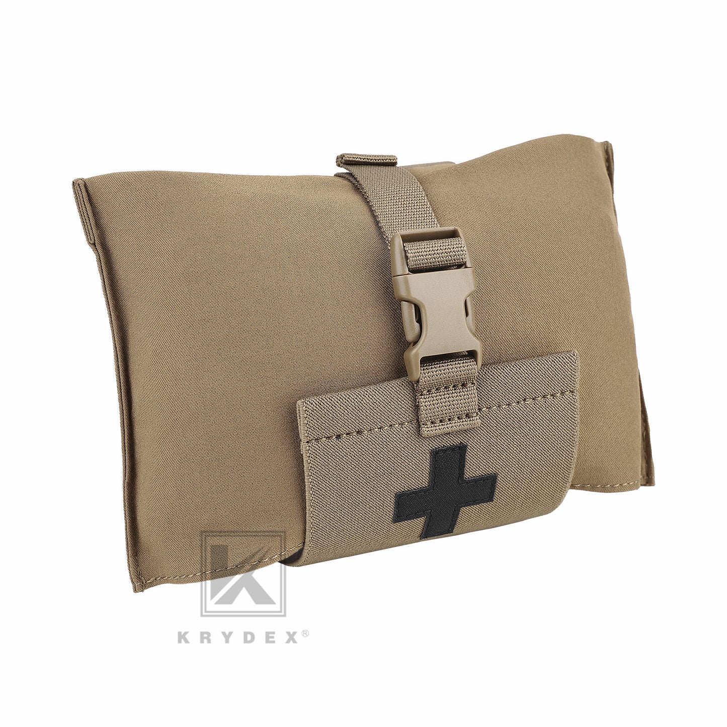 KRYDEX Tactical Stretch Small Blow Out Medical Pouch MOLLE & Belt Quick Release Medic Bag