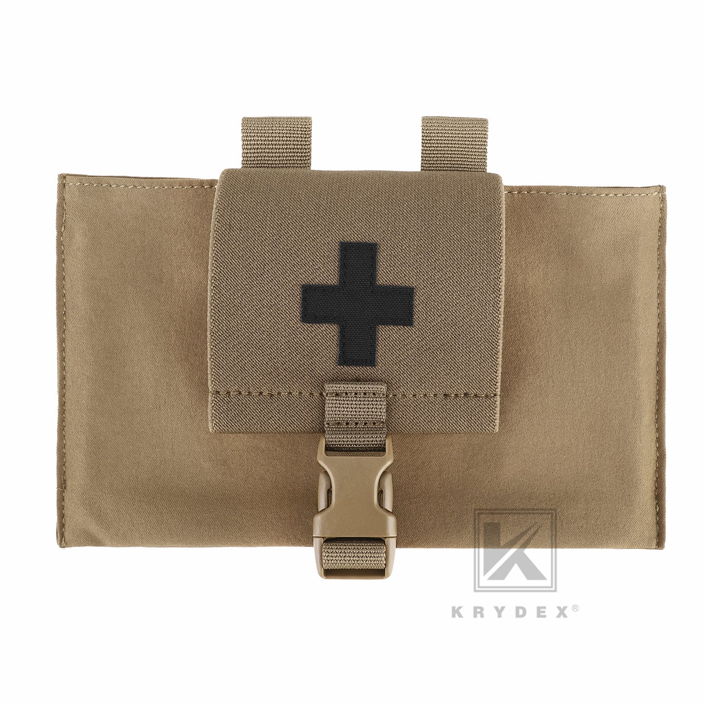 KRYDEX Tactical Stretch Small Blow Out Medical Pouch MOLLE & Belt Quick Release Medic Bag
