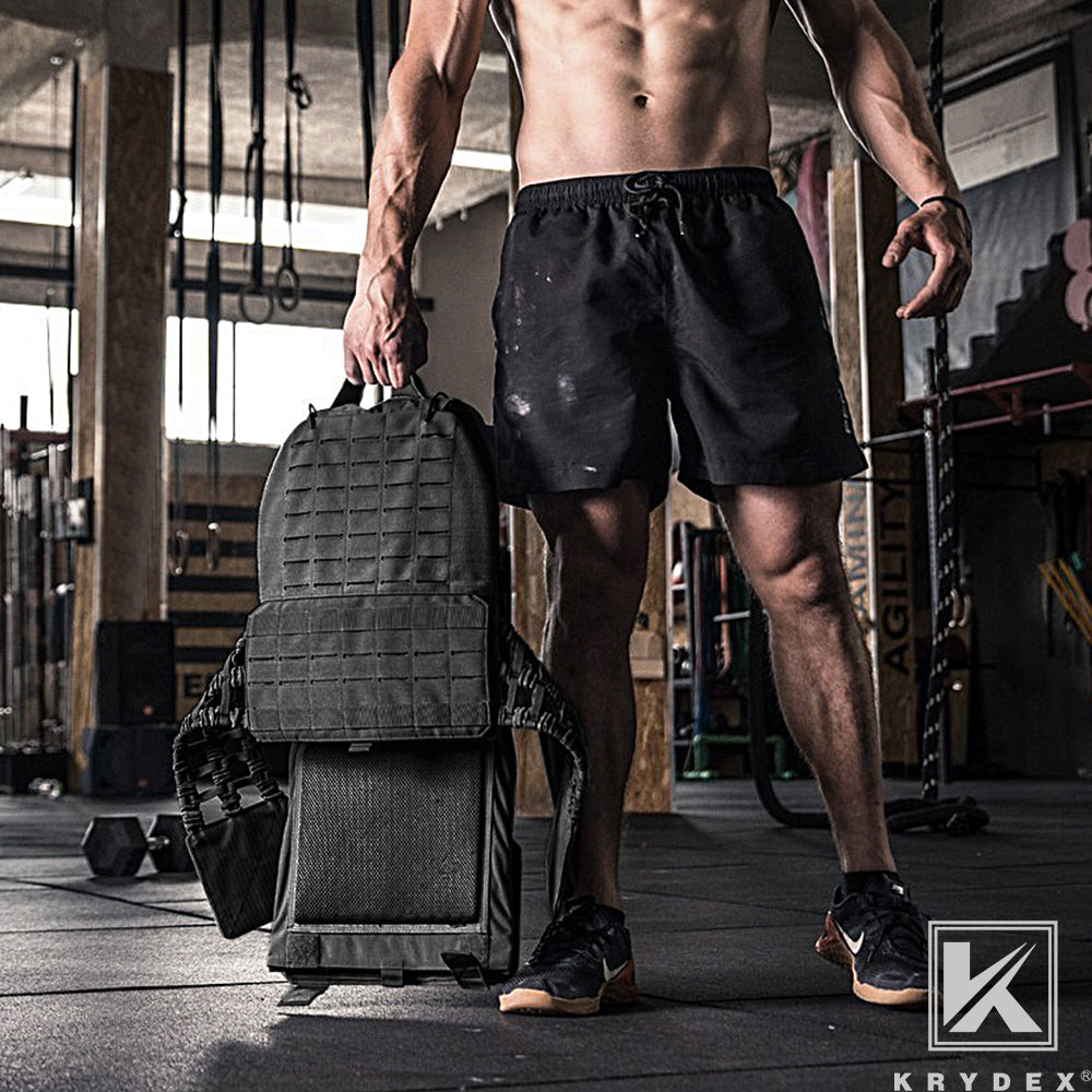 KRYDEX Tactical Weight Vest Gym Fitness Adjustable Weighted Training Workouts Running