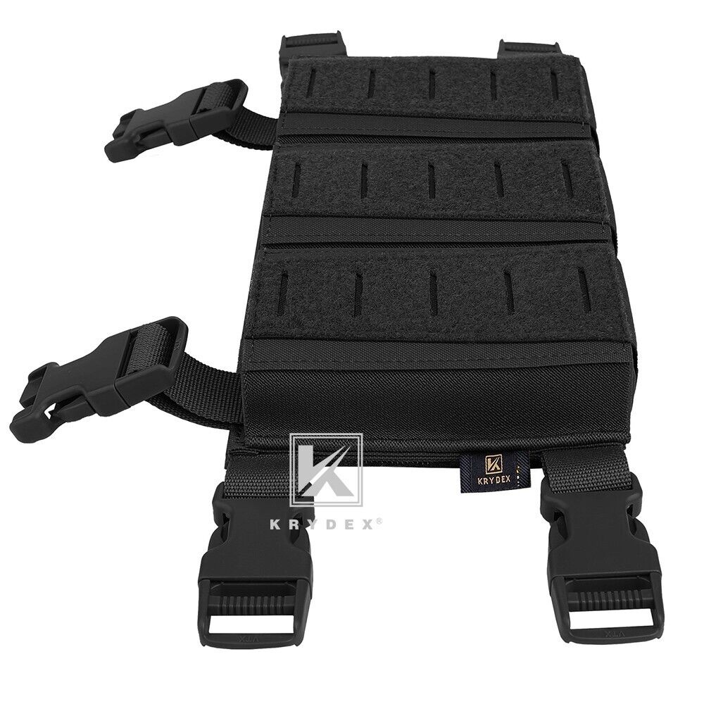 Krydex Tactical Triple Placard .223 5.56 Mag Pouch Retention Insert Holder Chest Rig Plate Carrier