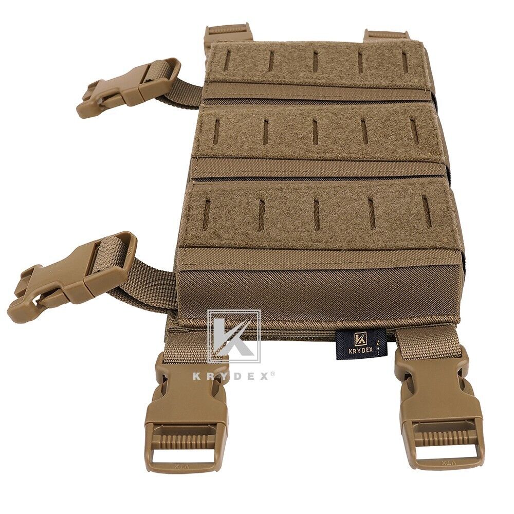 Krydex Tactical Triple Placard .223 5.56 Mag Pouch Retention Insert Holder Chest Rig Plate Carrier