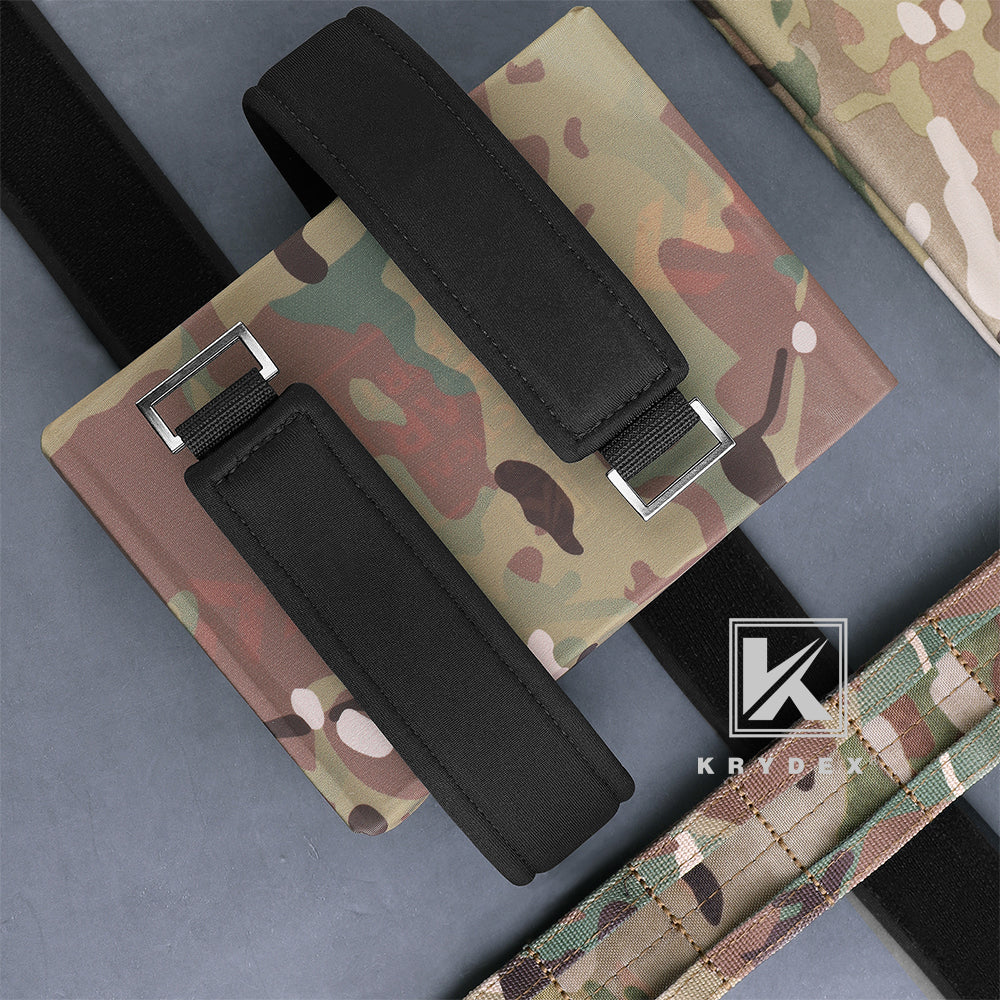 Krydex 1.5” Padded Inner Belt Black Loop Lined Belt Comfortable Inner Duty Battle Shooting Belt