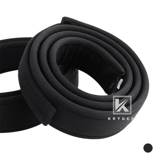Krydex 1.5” Padded Inner Belt Black Loop Lined Belt Comfortable Inner Duty Battle Shooting Belt